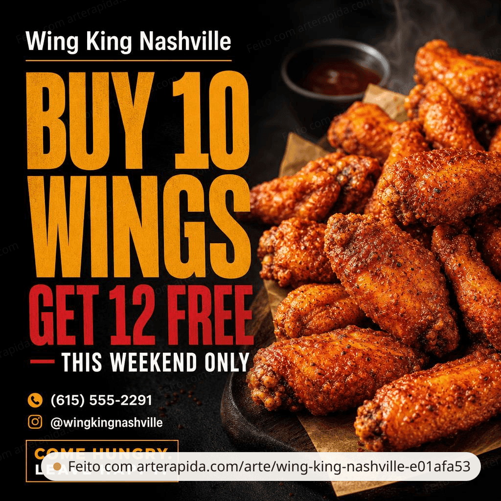 Wing King Nashville — General · ArtRapid