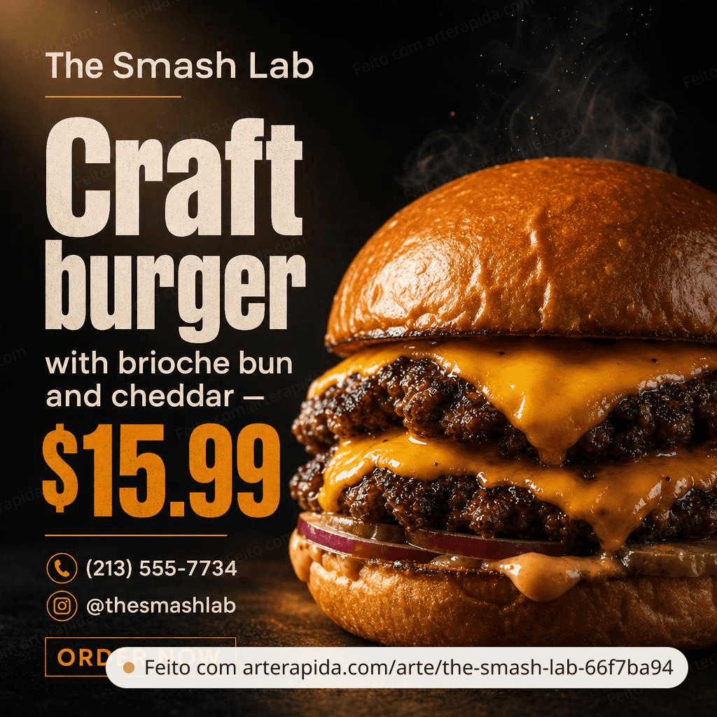 The Smash Lab — Restaurant · ArtRapid