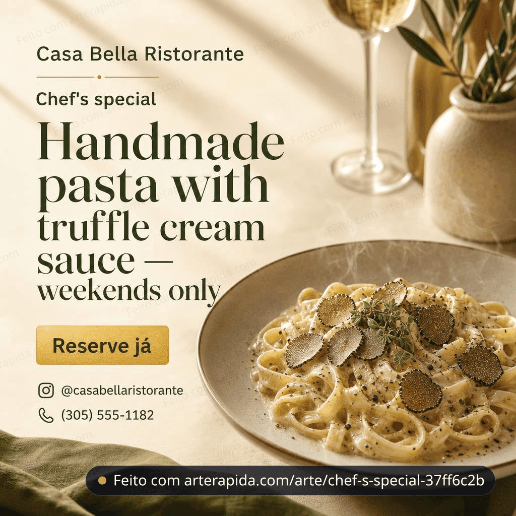 Chef's special — General · ArtRapid