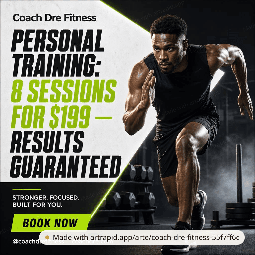 Coach Dre Fitness — Fitness · ArtRapid