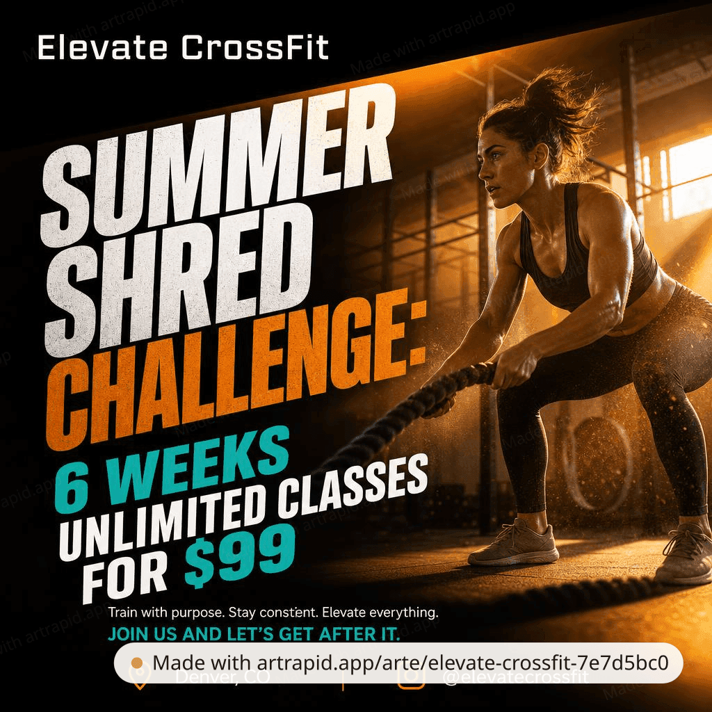 Elevate CrossFit — Fitness · ArtRapid