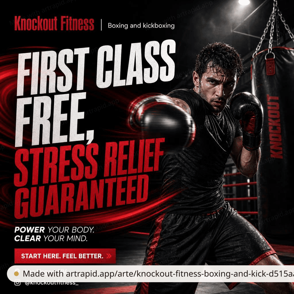 Knockout Fitness | Boxing and kickboxing - fitness · ArtRapid