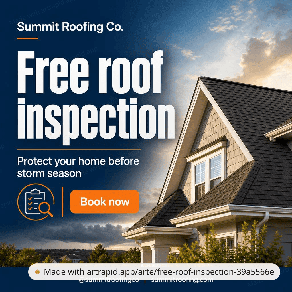 Free roof inspection · ArtRapid