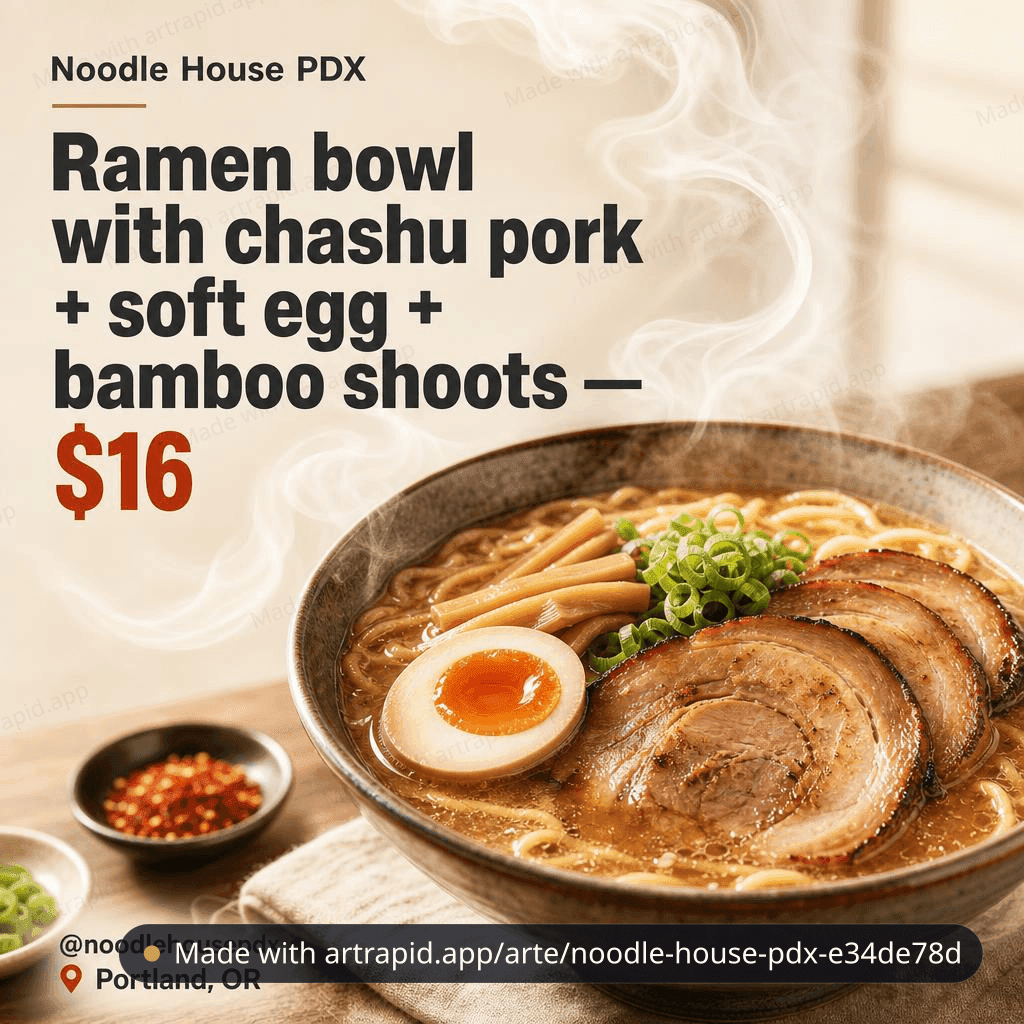 Noodle House PDX · ArtRapid